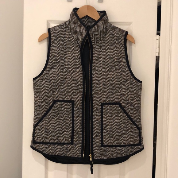 J. Crew Herringbone Vest - S - Picture 1 of 3